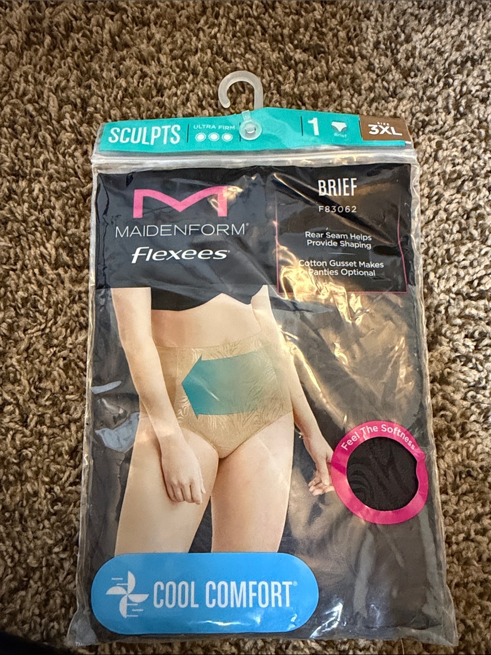 Maidenform Flexees Brief — Black